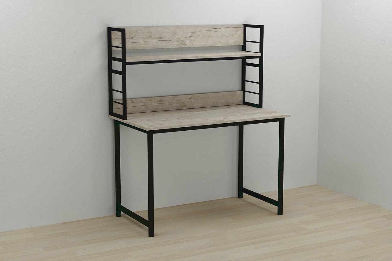 

Надстройка для стола Ferrum-decor Линкольн 60x100x28 Черный ДСП Шервуд