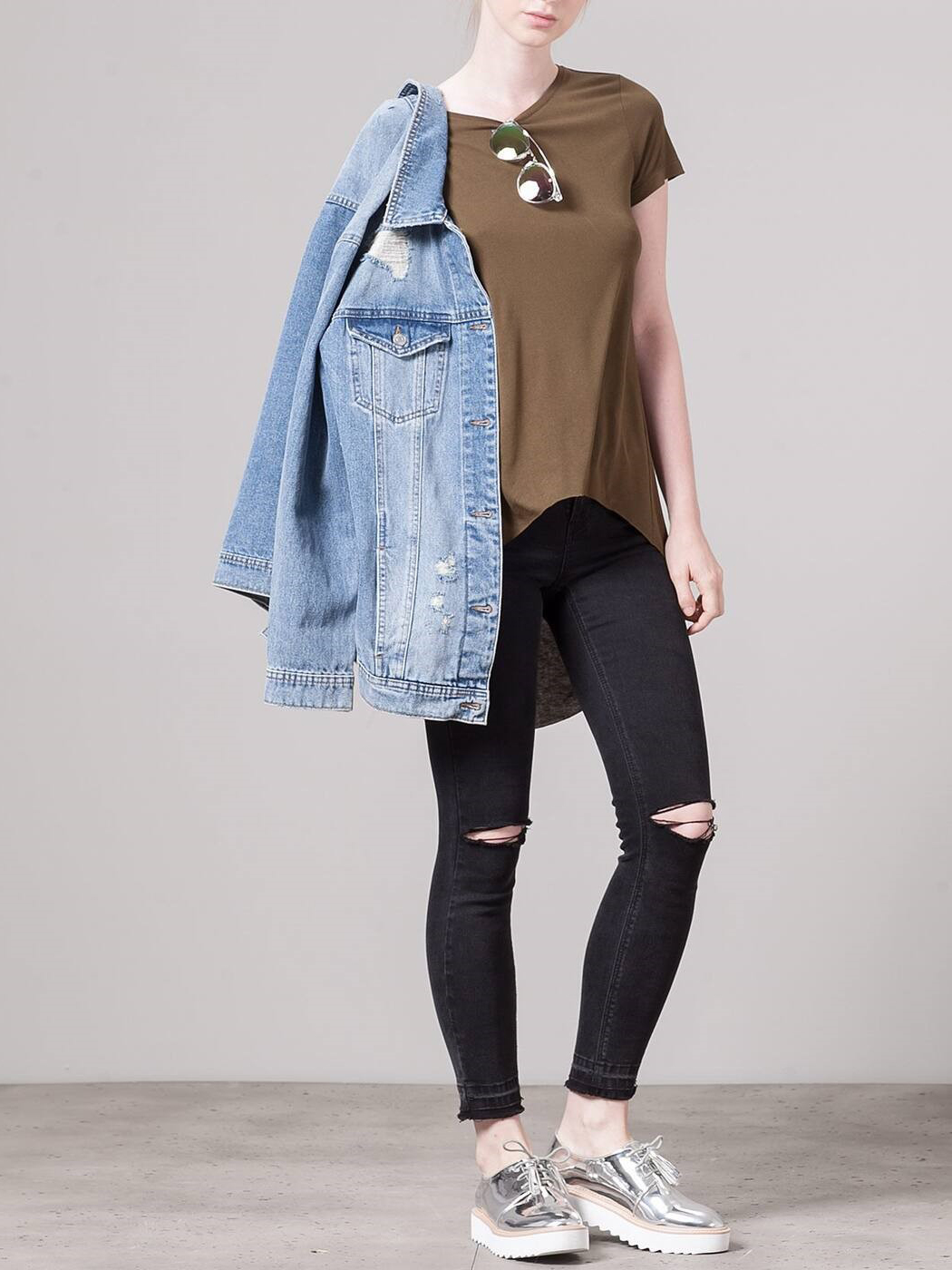 

Туника Stradivarius 6009/133/550 S Хаки