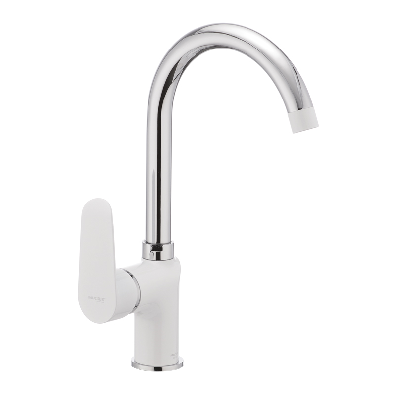 

Смеситель для кухни MIXXUS COLORADO 014 белый MI1641