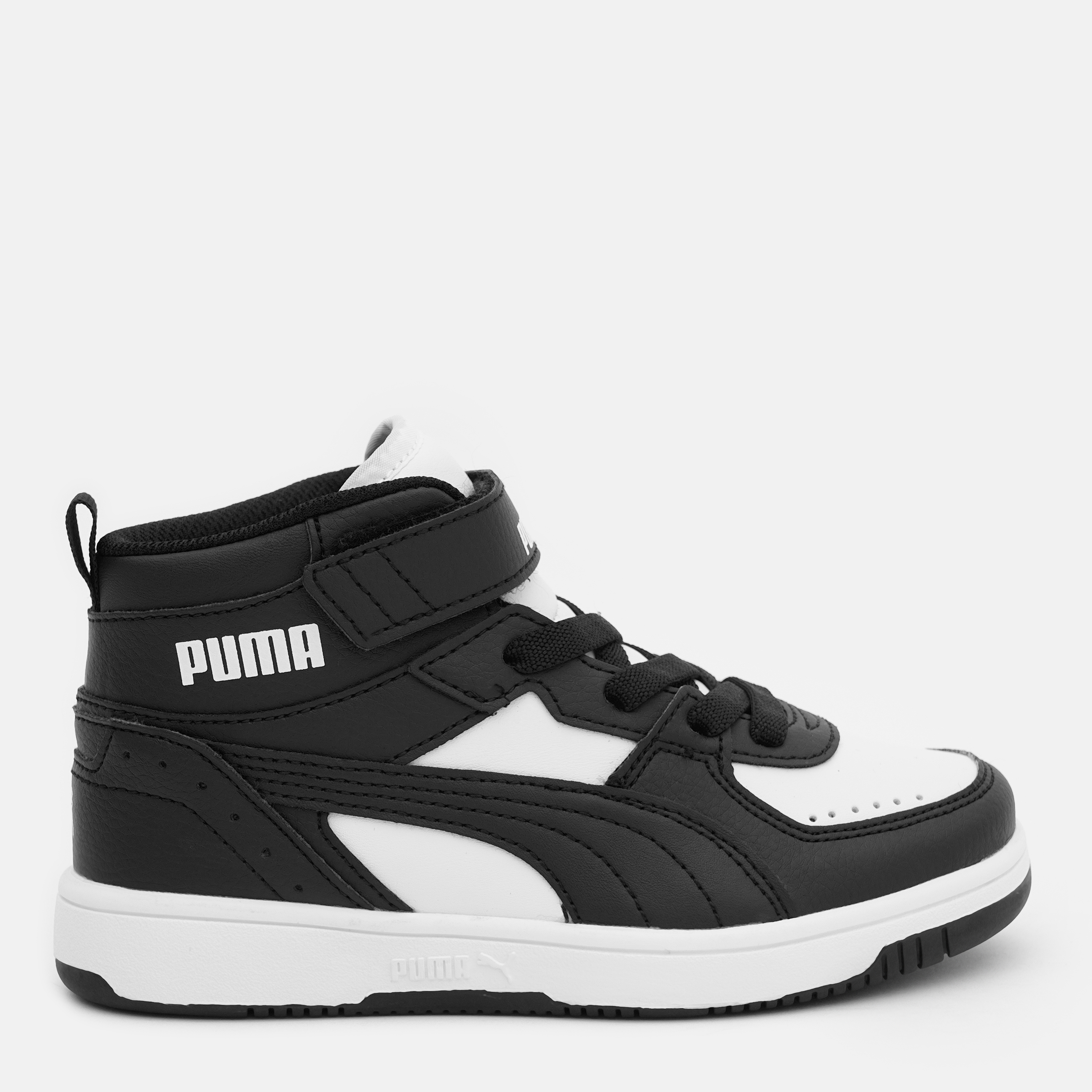 Акція на Дитячі демисезонні черевики для хлопчика Puma Rebound JOY AC PS 37468801 31 (12) Black/Black/White від Rozetka