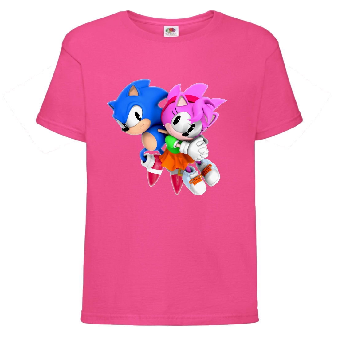 

Футболка детская Соник и Эми (SONIC) розовая (snc pnc-04) 104 см