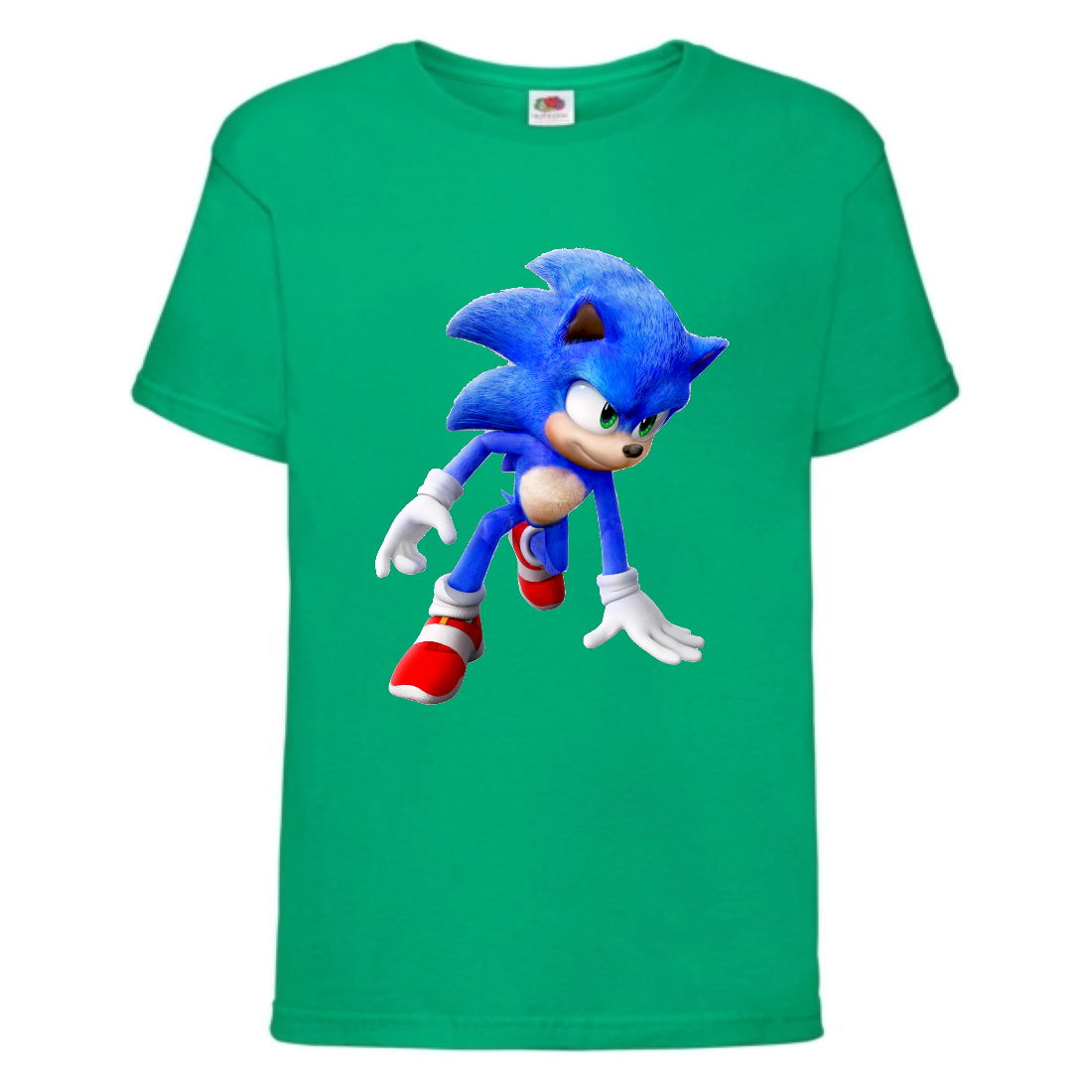

Футболка детская Соник поворот (SONIC) зеленая (snc grn-02) 104 см