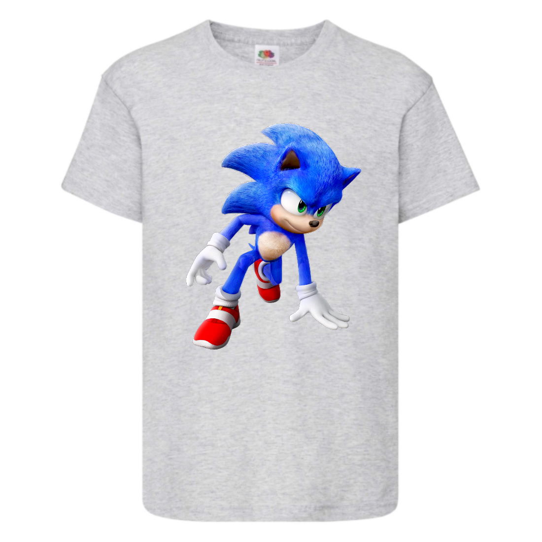 

Футболка детская Соник поворот (SONIC) серая (snc gr-02) 104 см