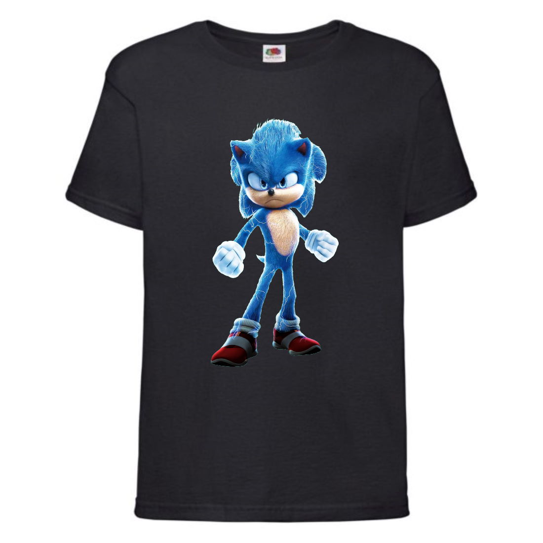 

Футболка детская Соник искрит (SONIC) черная (snc blc-05) 104 см