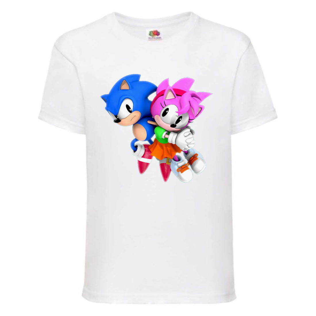 

Футболка детская Соник и Эми (SONIC) белая (snc wh-04) 104 см