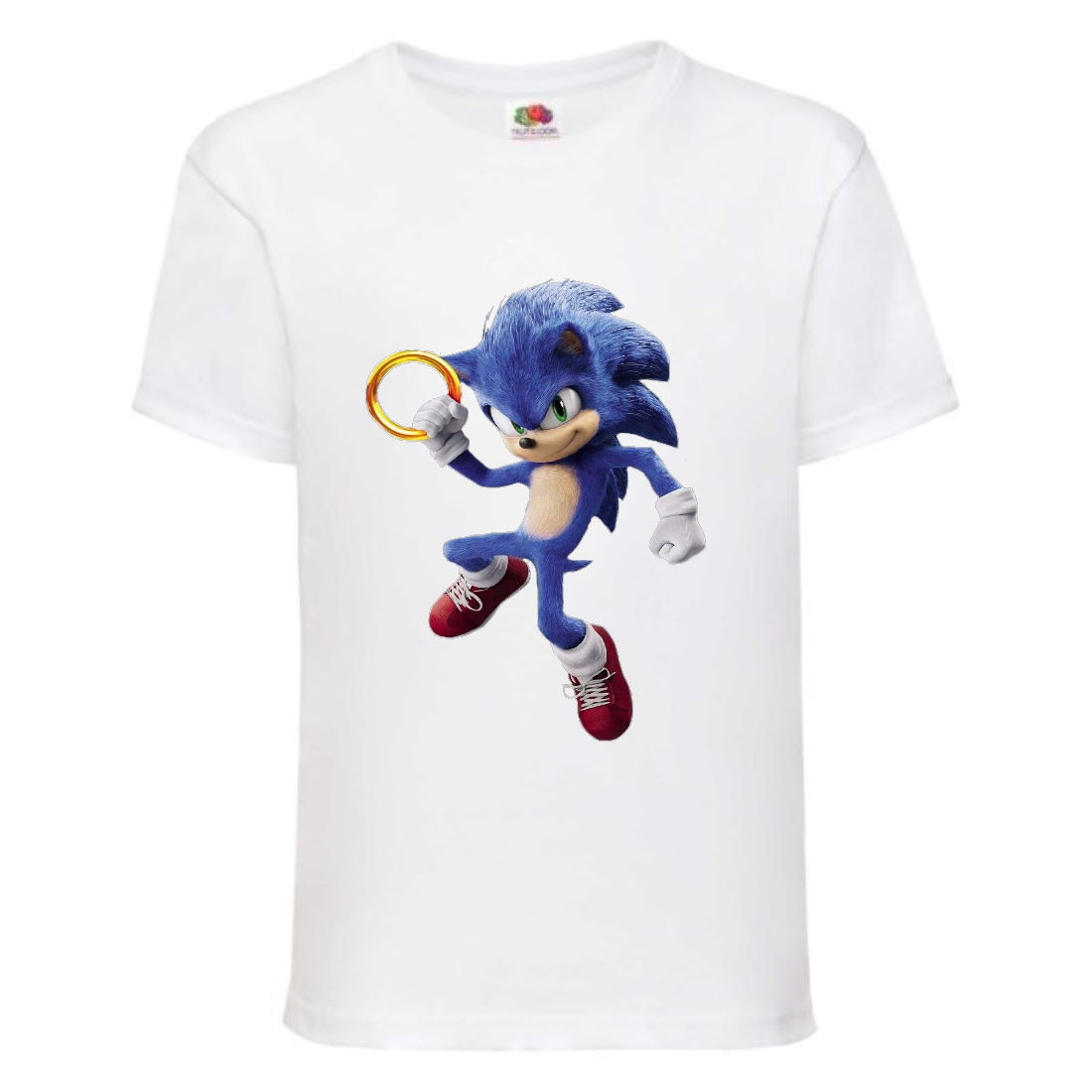 

Футболка детская Соник с кольцом (SONIC) белая (snc wh-4) 104 см