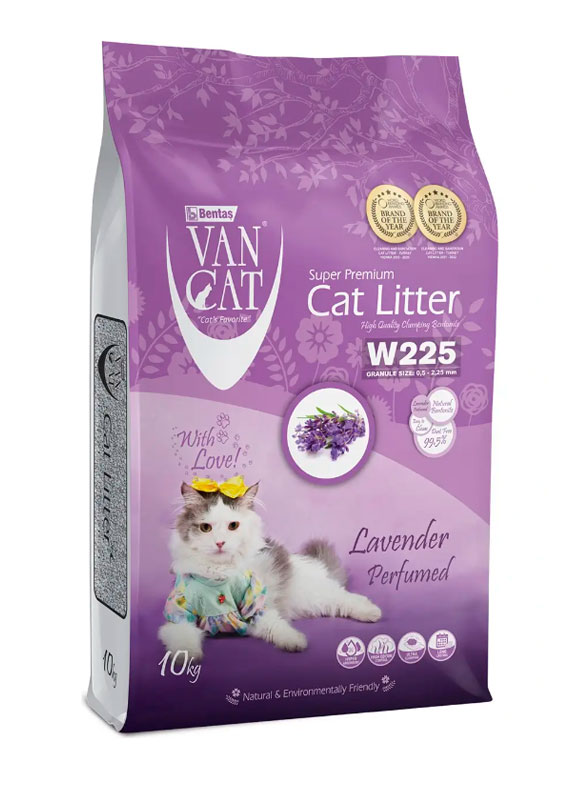Наполнитель бентонитовый Van Cat Super Premium Quality Lavender для
