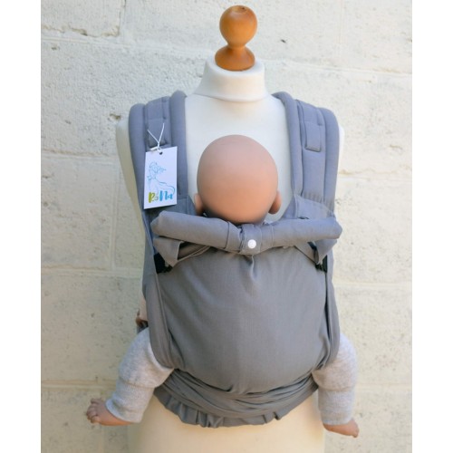 

Май слинг двусторонний с регулировкой серый