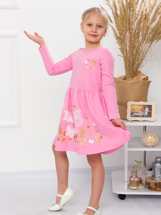Акція на Дитяче плаття для дівчинки Носи своє 6117-023-33-1 92 см Рожеве (p-6784-69893) від Rozetka