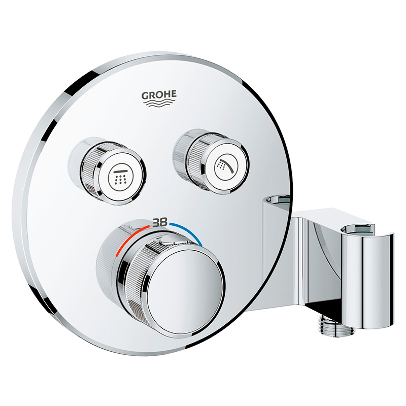 

Верхняя часть термостата с держателем Grohe Grohtherm SmartControl хром