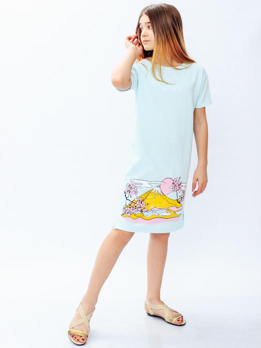 Акція на Дитяча літня сукня для дівчинки Носи своє 6260-057-33 134 см Блакитна (p-6030-35507) від Rozetka