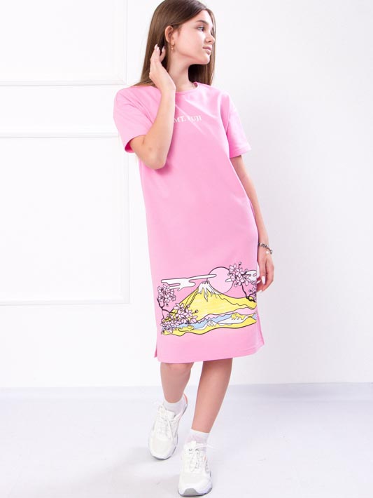 Акція на Дитяча літня сукня для дівчинки Носи своє 6260-057-33 134 см Рожева (p-6030-75418) (p-6030-75418) від Rozetka