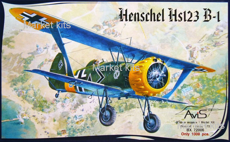 

Henschel Hs123 B-1 1:72 Avis (AV72006)