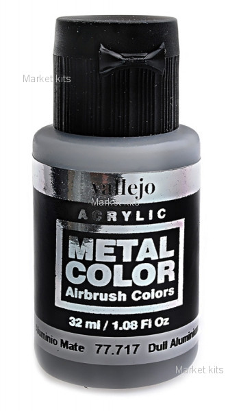 

Краска акриловая "Metal Color" тусклый алюминий, 32 мл Vallejo (VLJ77717)