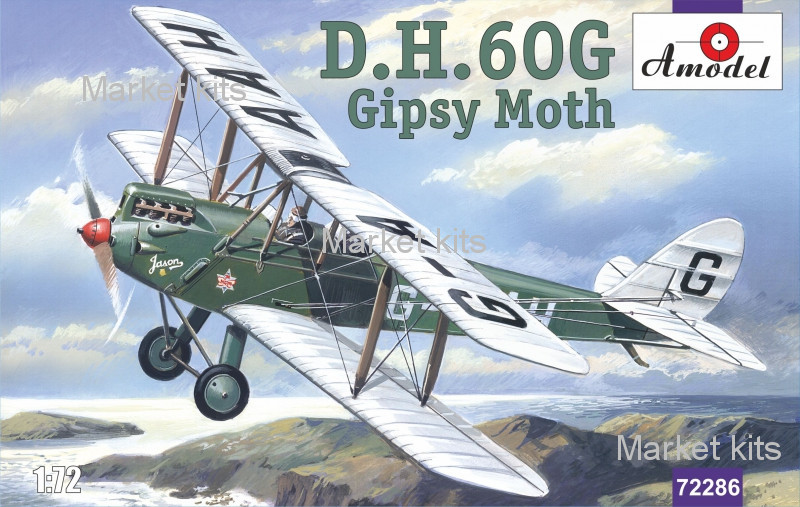 

Биплан de Havilland DH.60G Gipsy Moth 1:72 AMODEL (AMO72286)