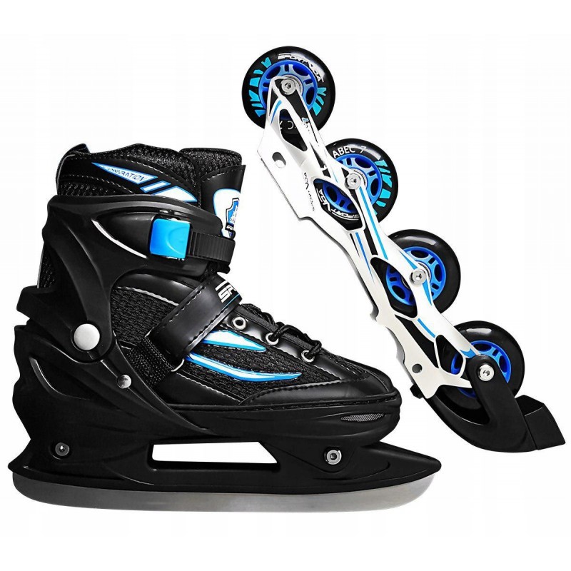 

Роликовые коньки SportVida 4в1 Size 31-34 Black/Blue, код: SV-LG0028