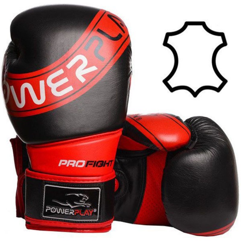 

Перчатки боксерские PowerPlay Black/Red, код: PP_3023A_Black-Red