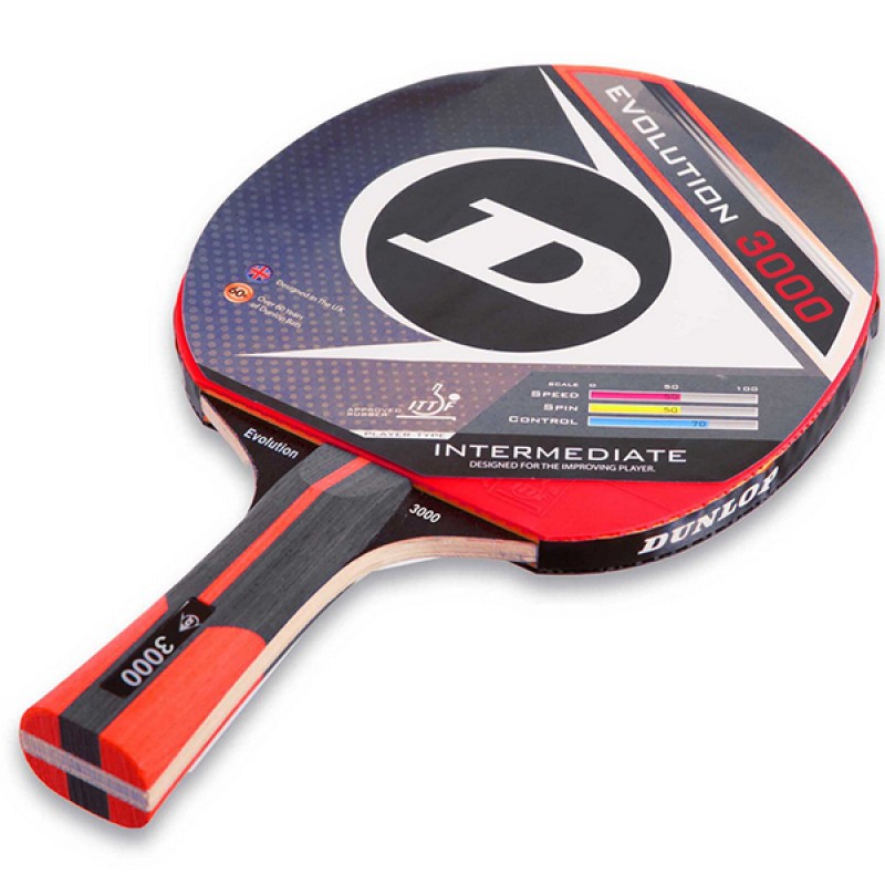 

Ракетка для настольного тенниса Dunlop Evolution 3000, код: MT-679197