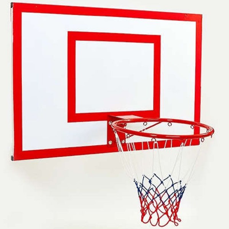 

Щит баскетбольный с корзиной PlayGame металл (1800х1050 мм), код: LA-6275