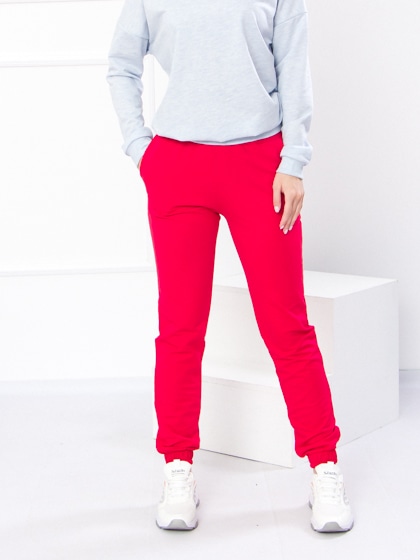 Акція на Спортивні штани жіночі Носи своє 8215-057 44 Червоні (p-7789-69263) від Rozetka