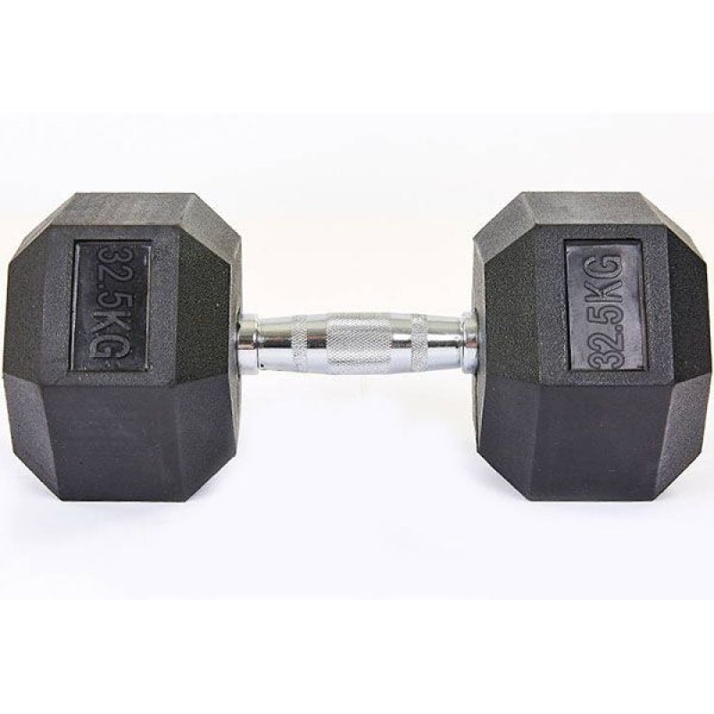 

Гантель гексагональная CrossGym 1х32,5 кг, код: SC-8013-32_5