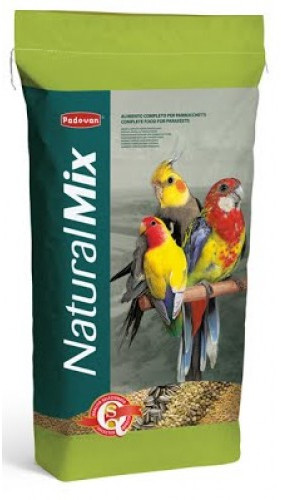 

Корм для средних попугаев Padovan NaturalMix Parrocchetti 25 кг (8001254001258) Padovan