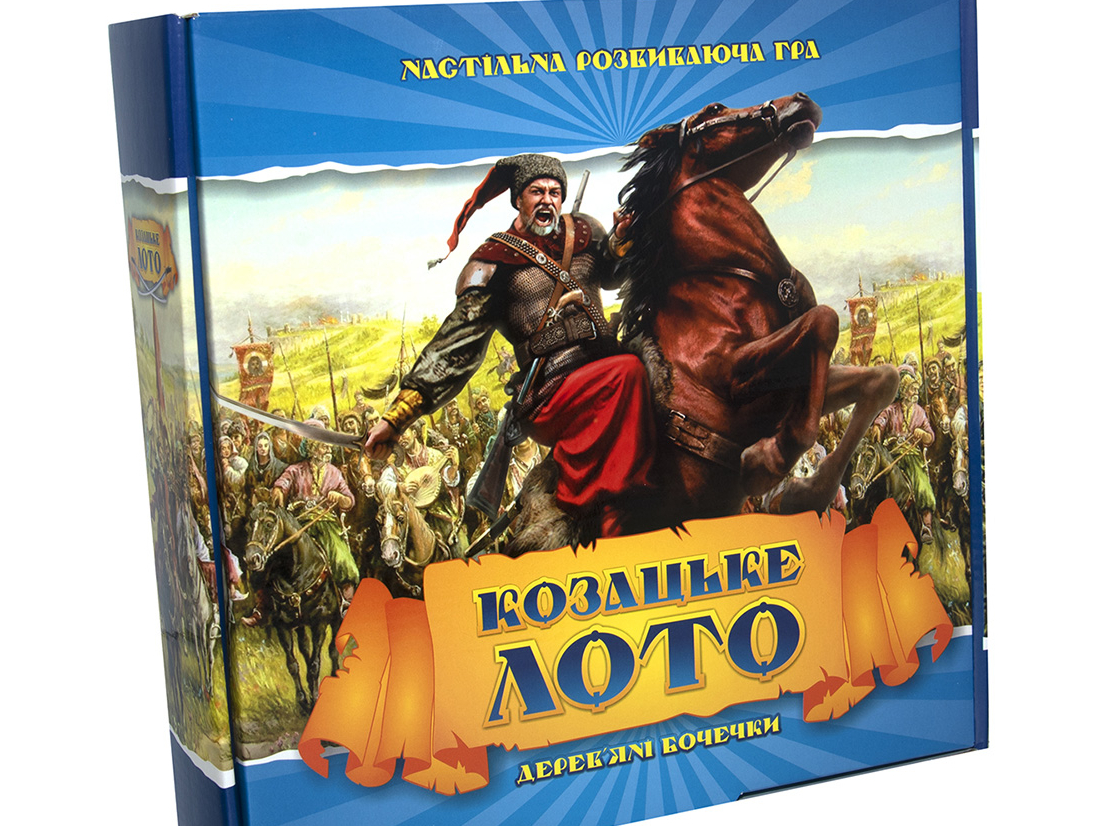 

Игра лото с деревянными бочонками Казацкое лото (укр), Strateg (341)