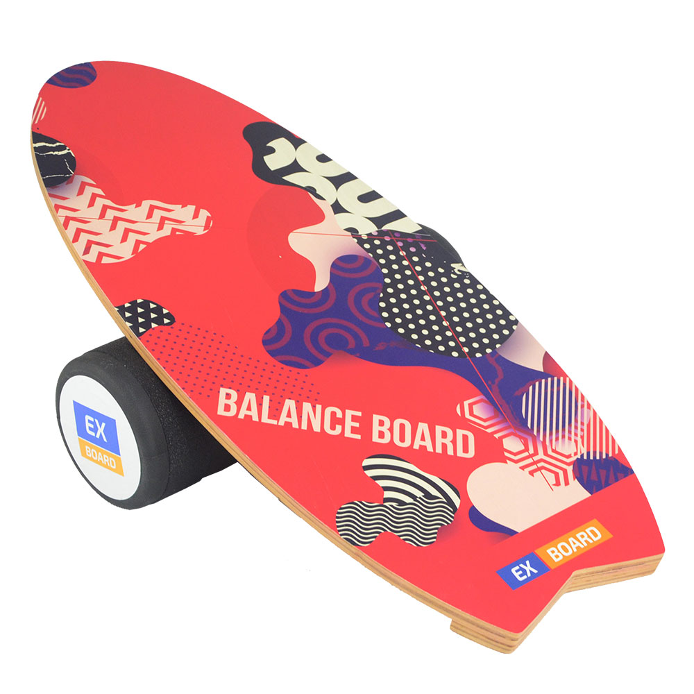 

Балансборд Ex-board Surf Red черный валик 16 см литой (EX73)