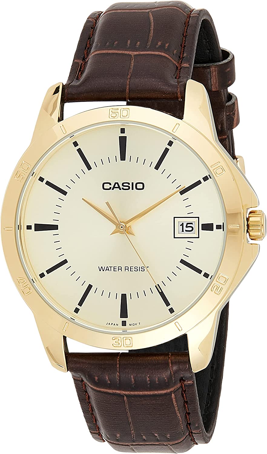 Мужские часы Casio MTP-V004GL-9A Золотисто-коричневые – низкие цены ...