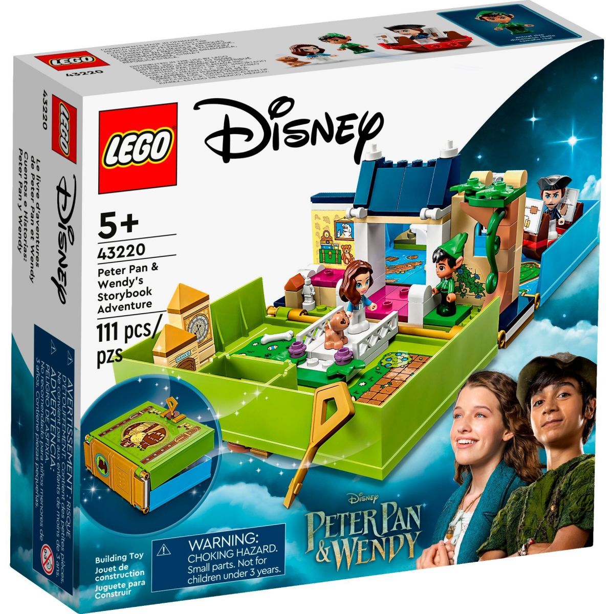 Конструктор LEGO Disney Classic Книга пригод Пітера Пена та Венді ...