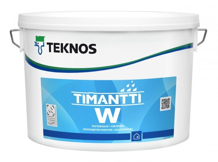 

Грунтовка Teknos TIMANTTI W ( Текнос ТИМАНТТИ W ) 3 л влагоизоляционная