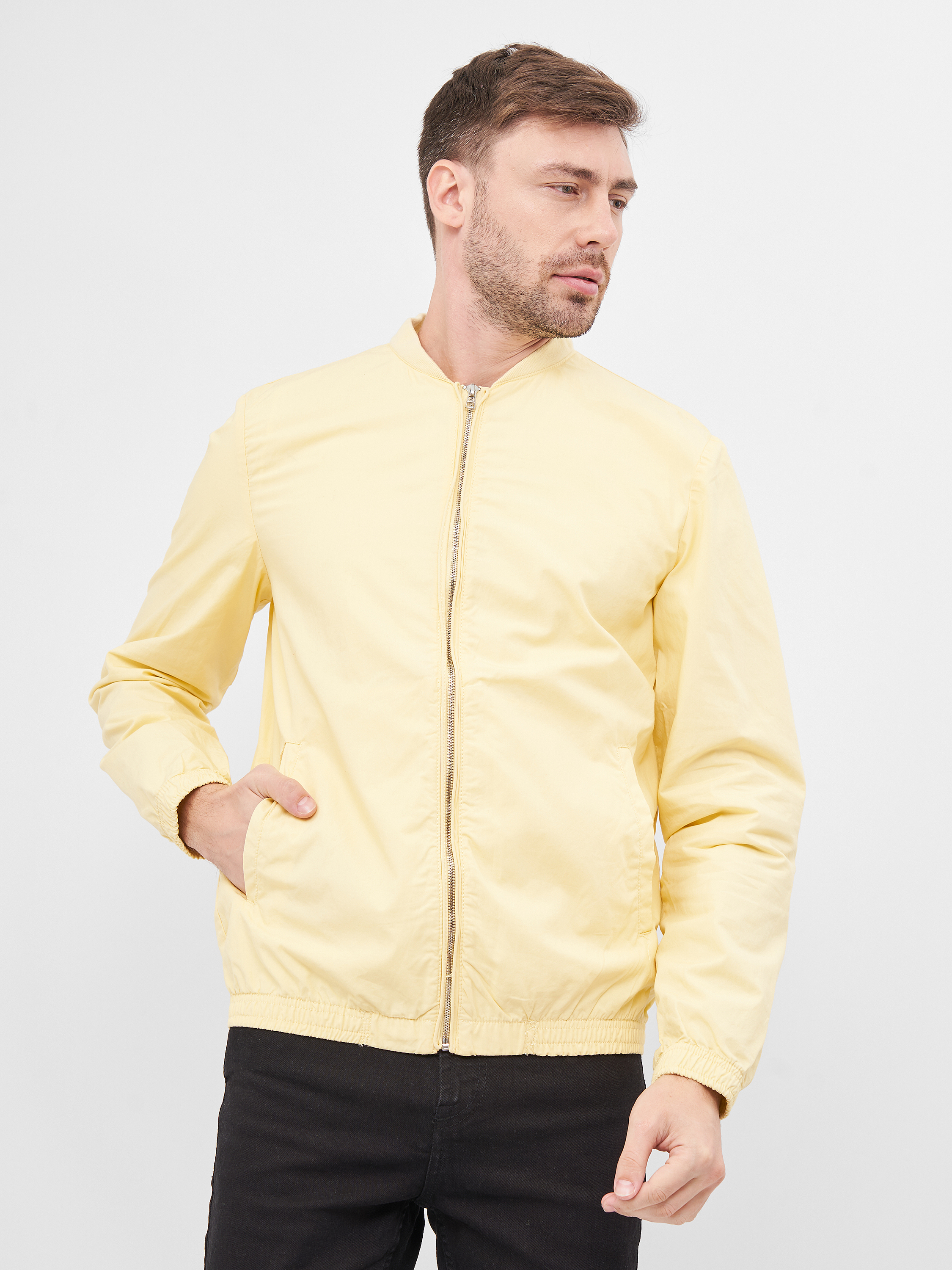 

Бомбер Pull & Bear 9711-526-300 L Желтый