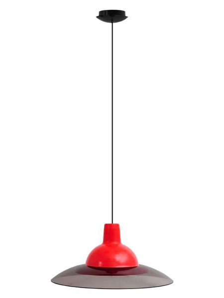 

Светильник потолочный ERKA 1305 LED 12W 4200 К красный с черным кабелем