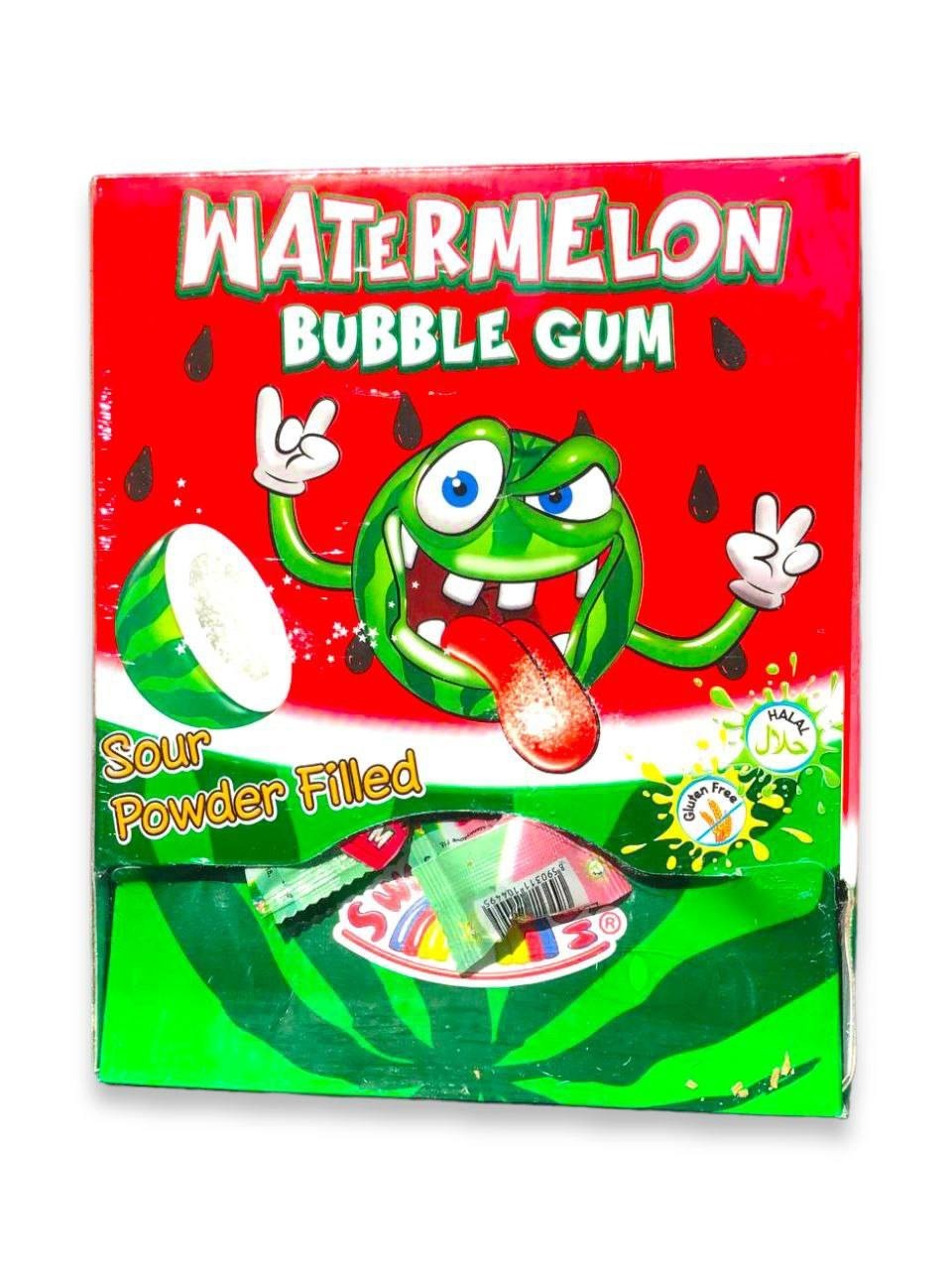 Жувальна гумка з начинкою Watermelon bubble gum 200 шт/уп Sweet Fun від ...