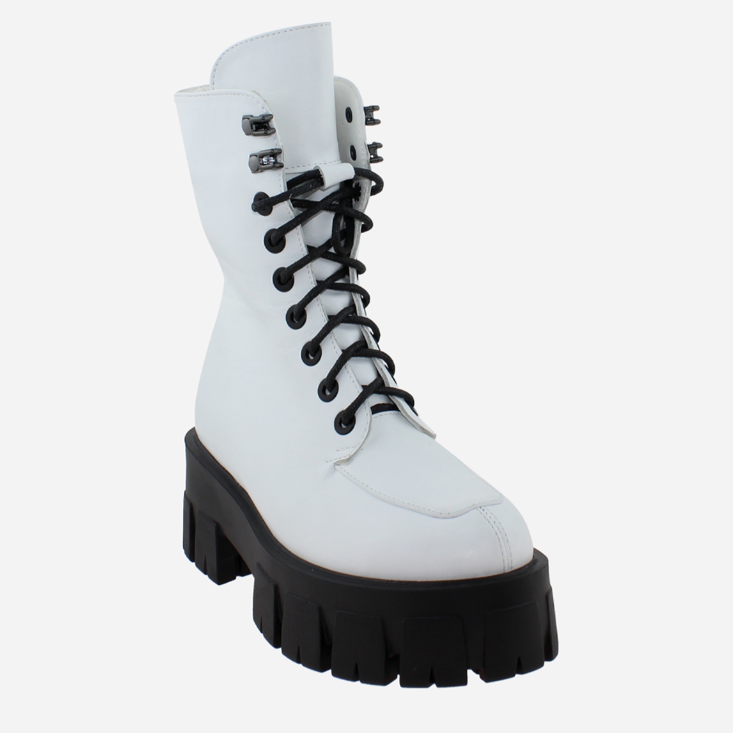 Акція на Жіночі зимові черевики високі Alvista RAZ-016 37 23.5 см Білі від Rozetka