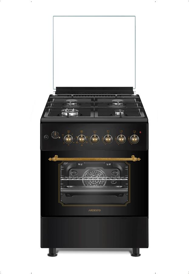 Плита комбінована ARDESTO FSCF-C606B форсунки для скрапленого газу ...