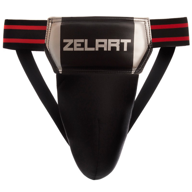 

Защита паха мужская ZELART (черный-серебряный), Размер L