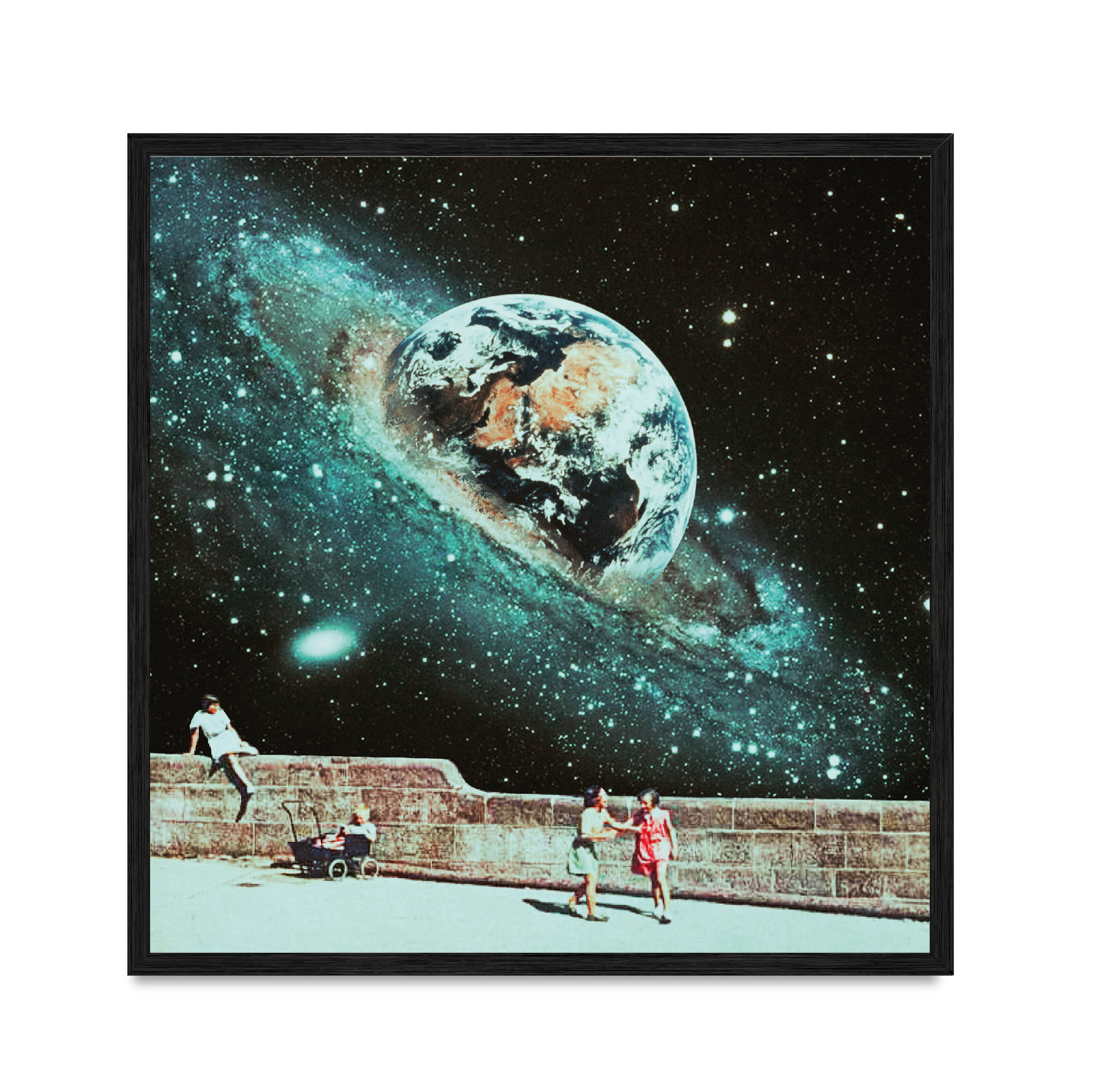 

Постер "VINTAGE SPACE" без стекла 60 x 60 см в чёрной рамке