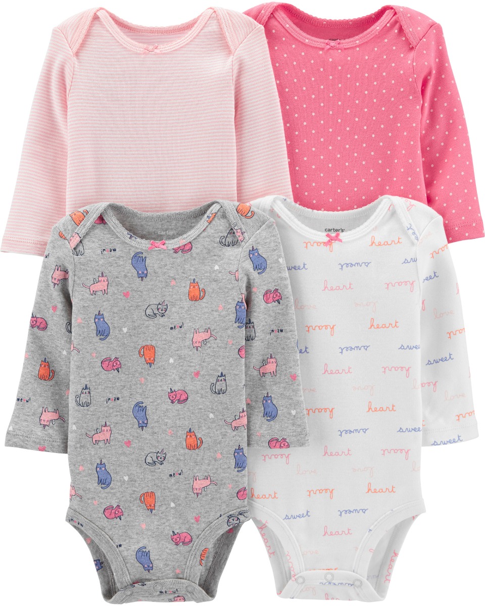 

Набор бодиков Carters Cats Original Bodysuits 72-78 см (размер 12М)