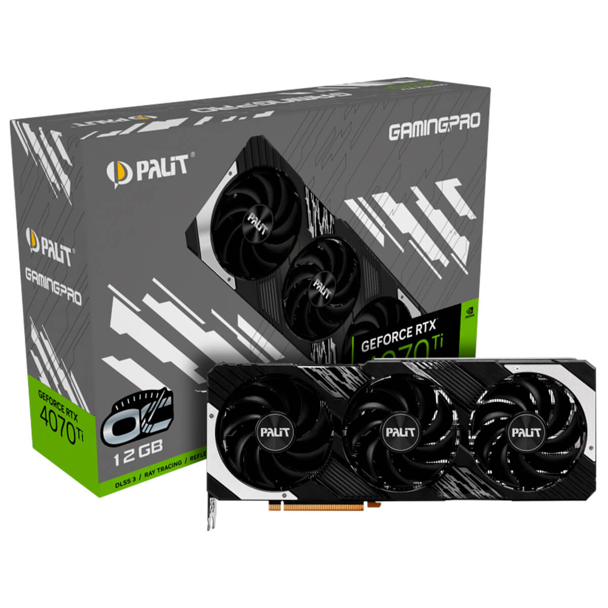 Видеокарта Palit GeForce RTX 4070 Ti 12GB GDDR6X GamingPro OC ...