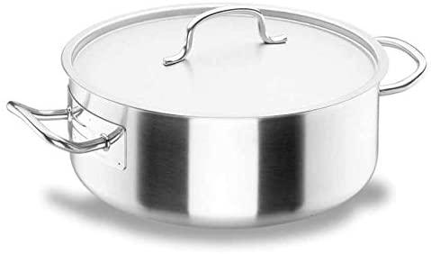 

Кастрюля Lacor Chef-Classic с индукционным дном из нержавеющей стали с крышкой 32х12.5см/10л