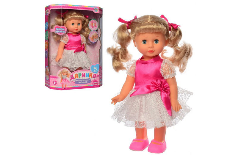 

Інтерактивна лялька Limo Toy "Даринка" українською мовою 25*36*11 см., рожево-біла 4161