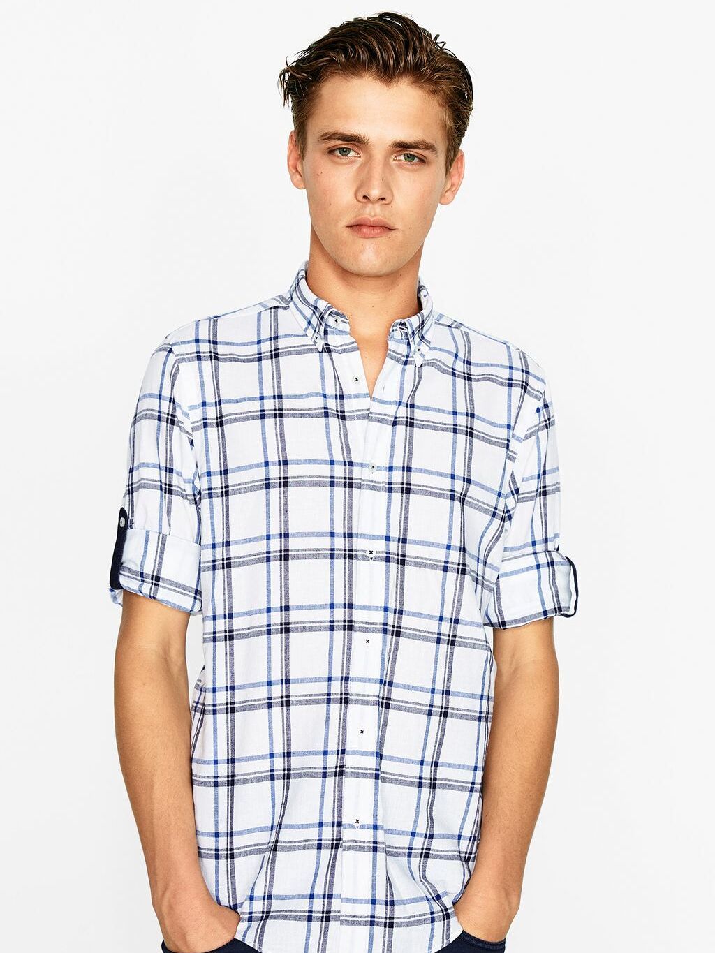 

Рубашка Zara 01928300400 М Принт