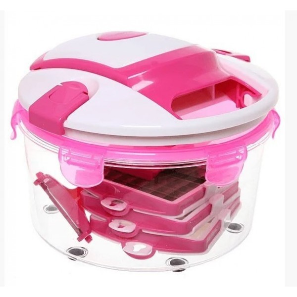 

Овощерезка Multi Salad Chef, универсальная 13 в 1, для нарезки овощей, фруктов, сыра, колбасы, хлеба и других продуктов