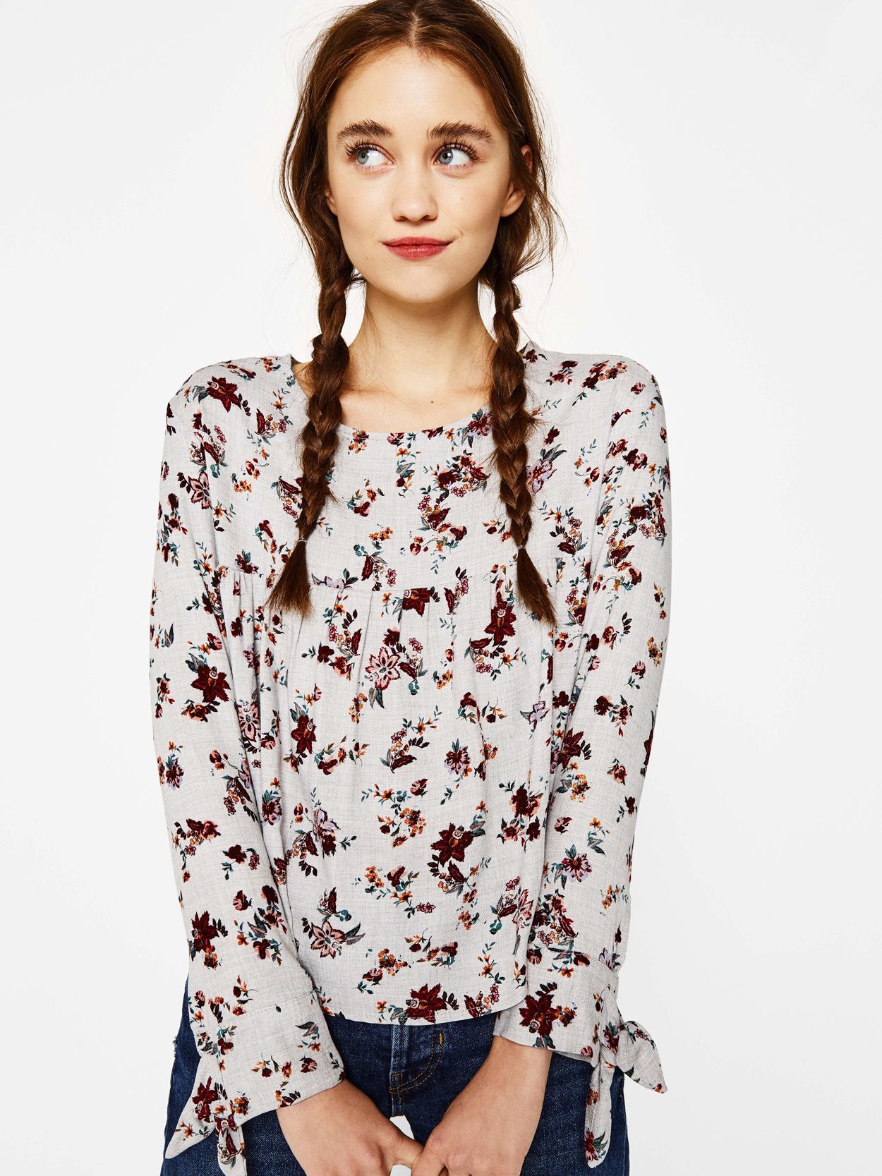

Блузка Bershka 05910315803 M Принт