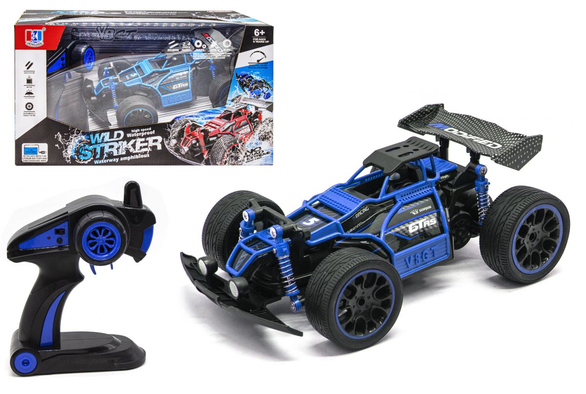 

Машинка на пульте управления HENGJIAN Wild Striker 689-367 синяя