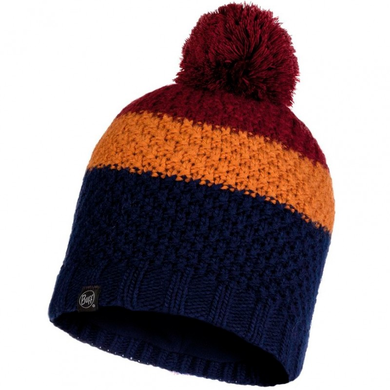 

Шапка BUFF Knitted & Polar Hat JAV Синий-Оранжевый