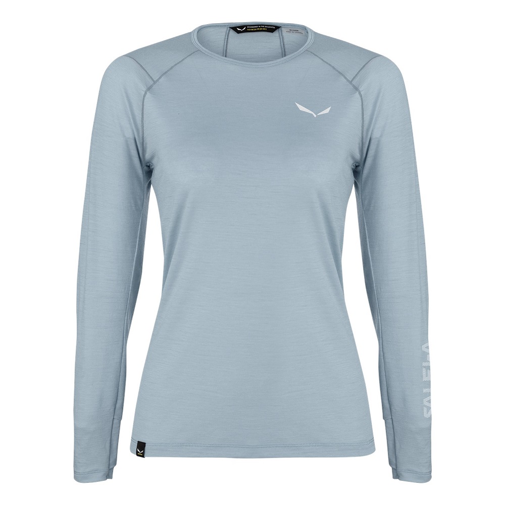 

Футболка Salewa Pedroc Wool Tee L/S Wms M Серый