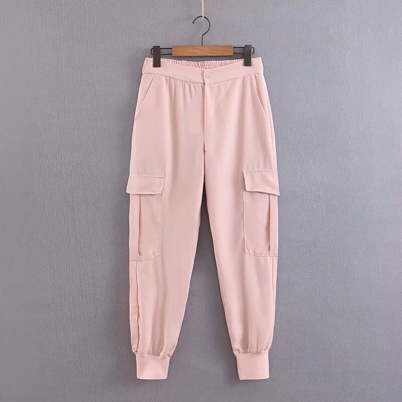 

Брюки женские карго с накладными карманами Roseate Berni Fashion () Розовый, Брюки женские карго с накладными карманами Roseate Berni Fashion (S) Розовый