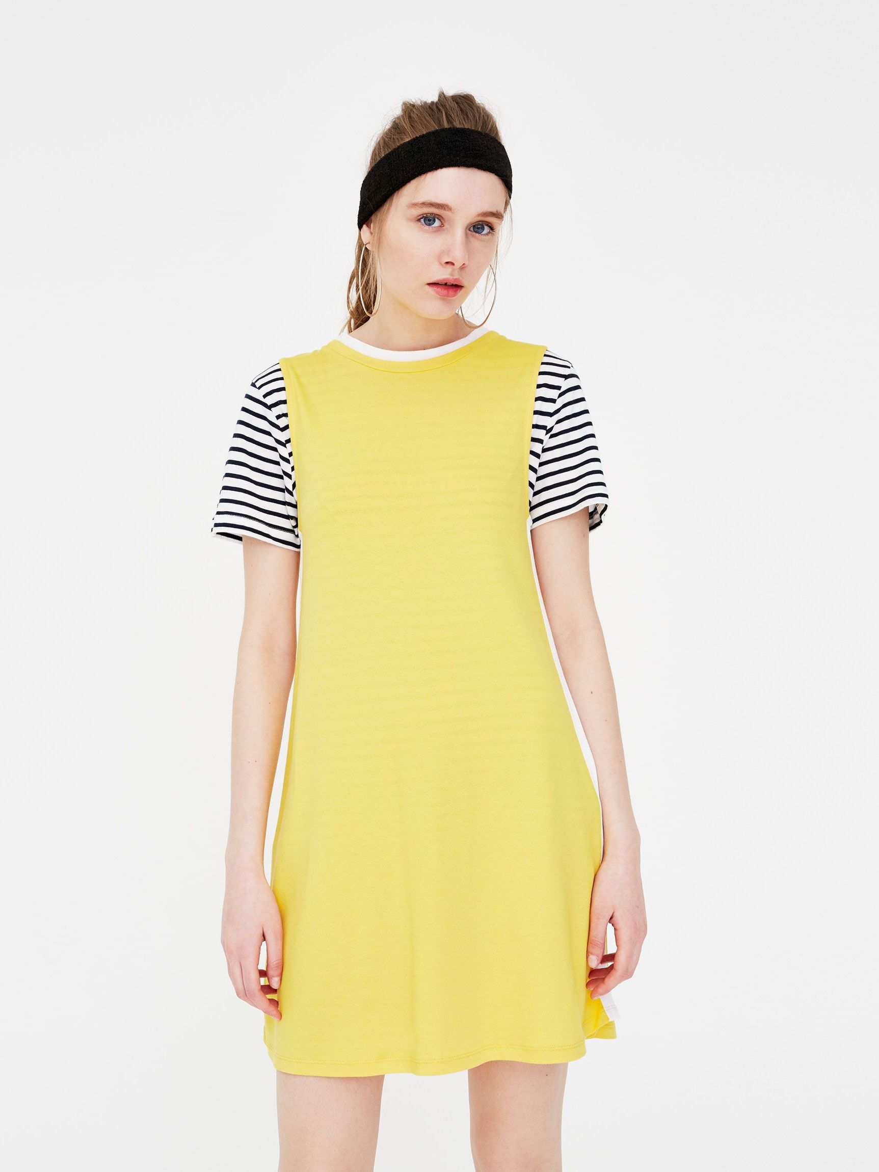 

Сарафан Pull & Bear 05393339300 S Желтый